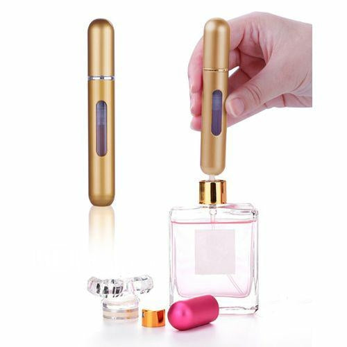 زجاجة بخاخ عطر صغيرة محمولة